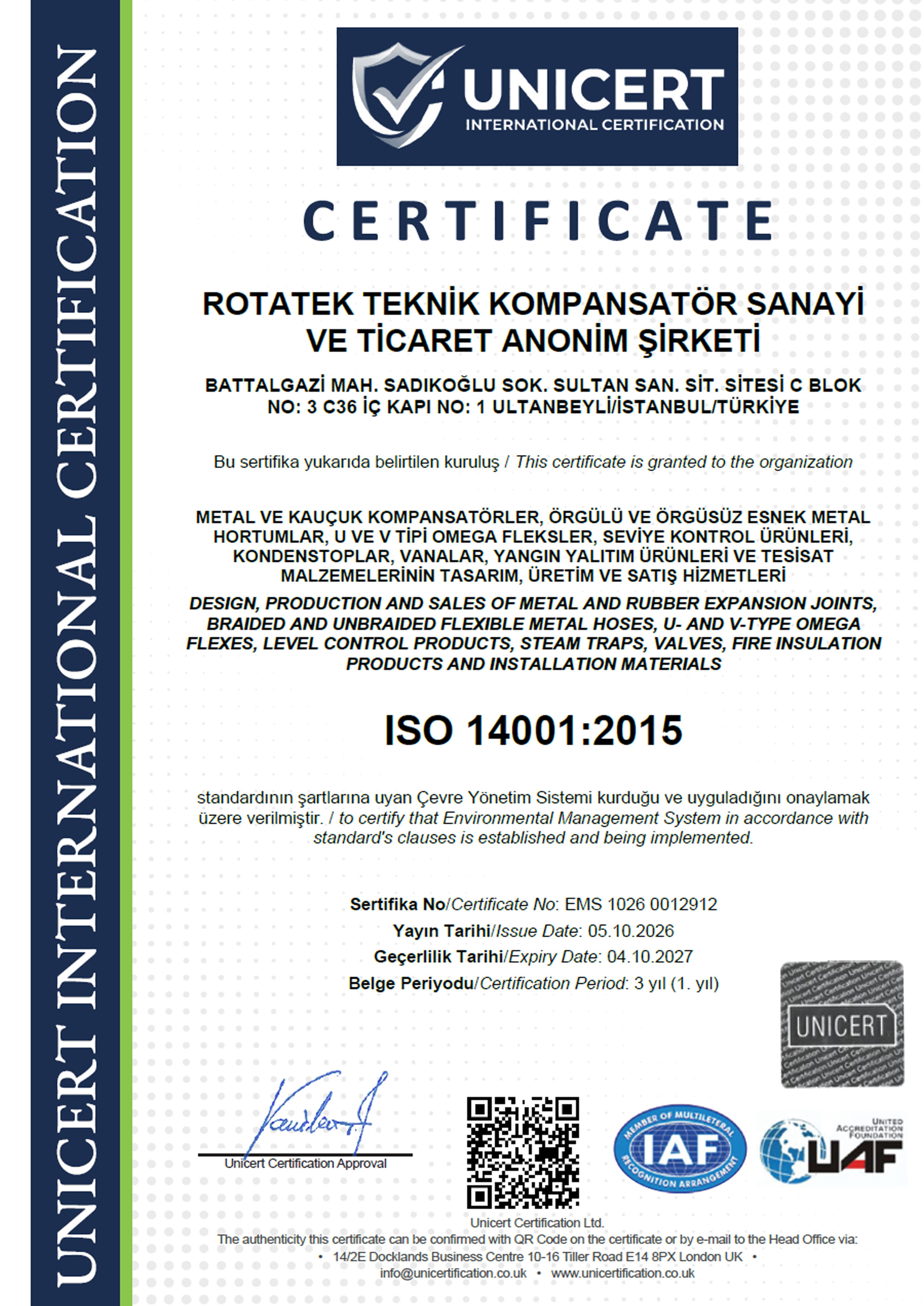 ISO 14001:2015
